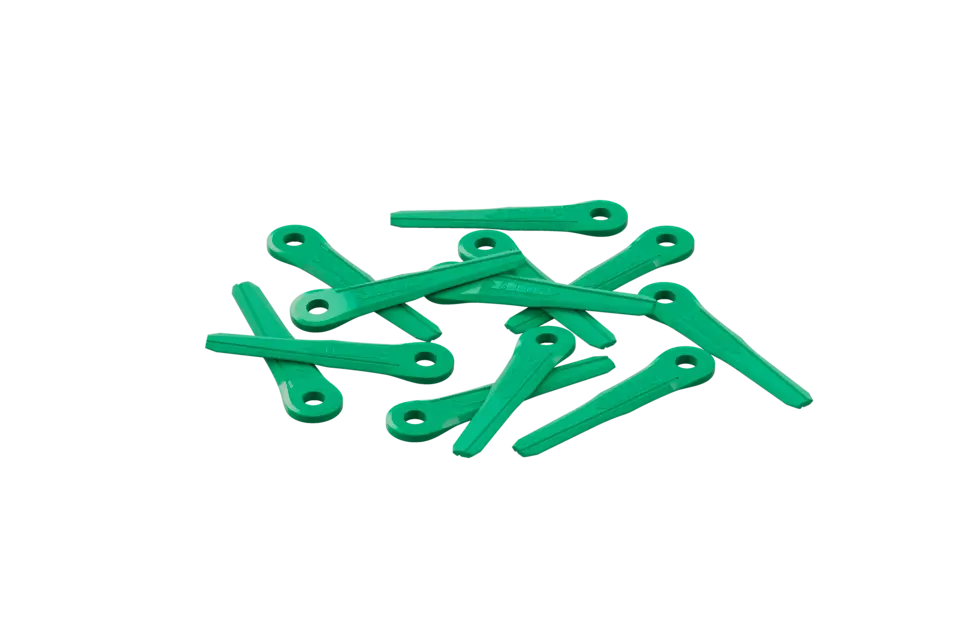 Set kunststofmessen, voor Polycut 6-2 en 18-2, groen